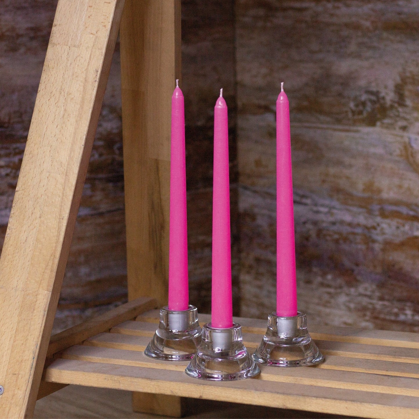 Swiece stozkowe CANDWAX rozowe
