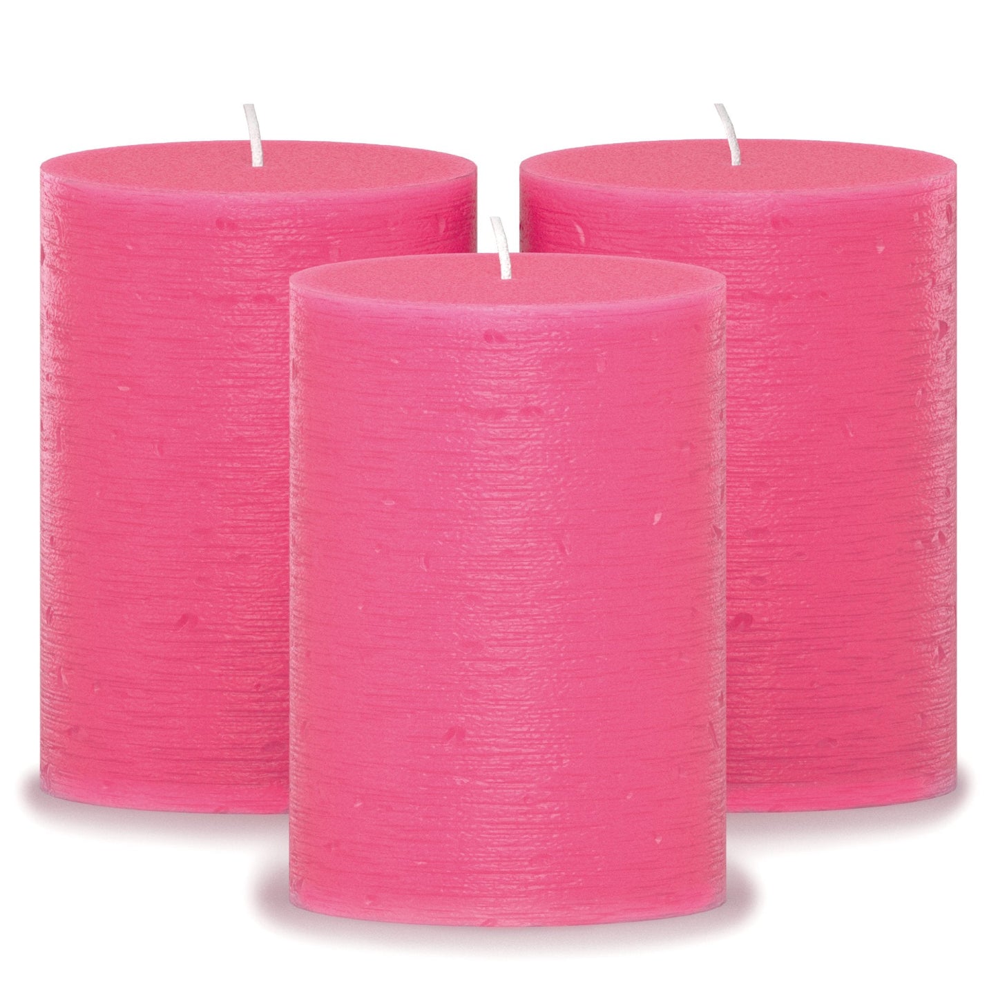 Swiece filarowe CANDWAX rozowe 3" - zestaw 3 szt.