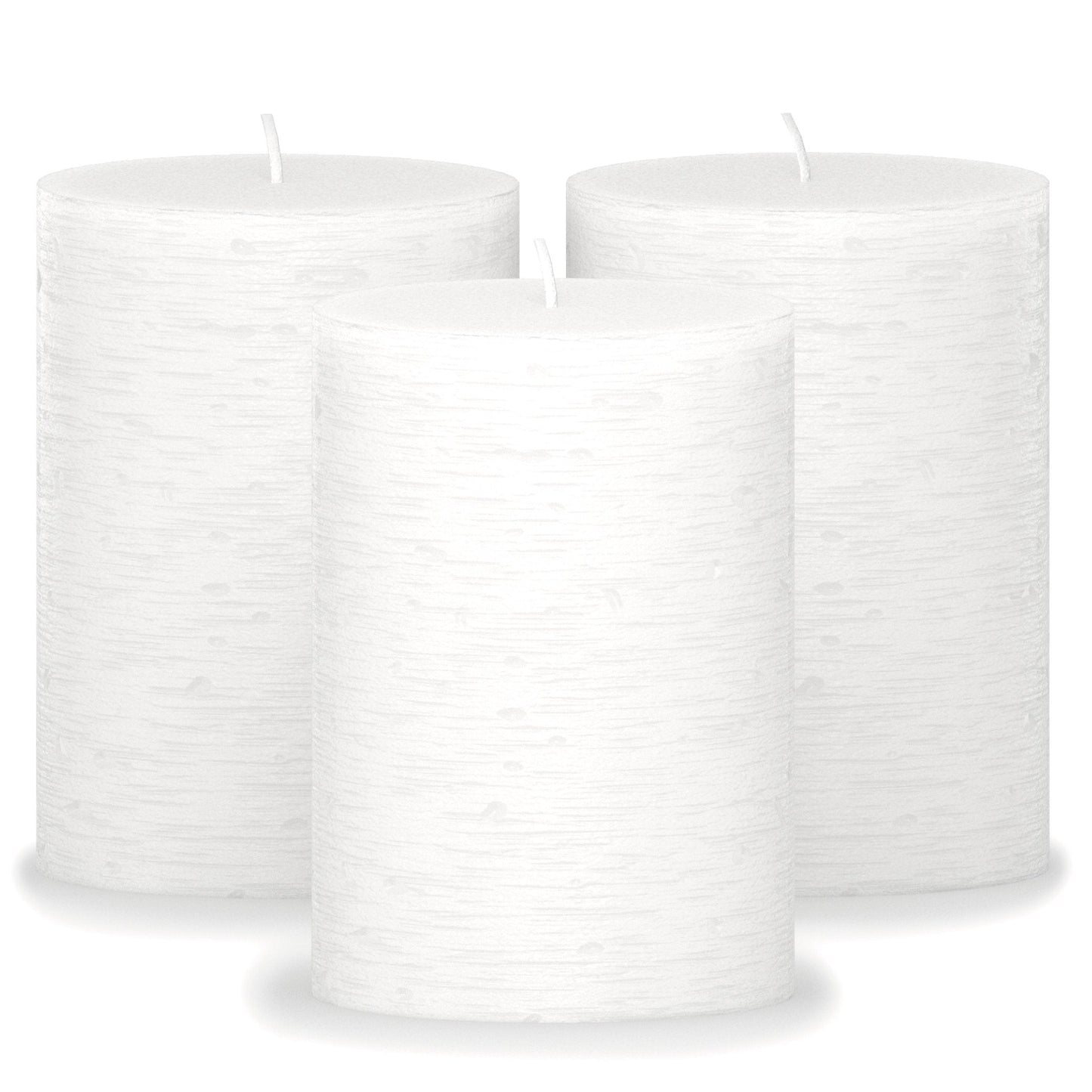 Swiece filarowe CANDWAX biale 3" - zestaw 3 szt.