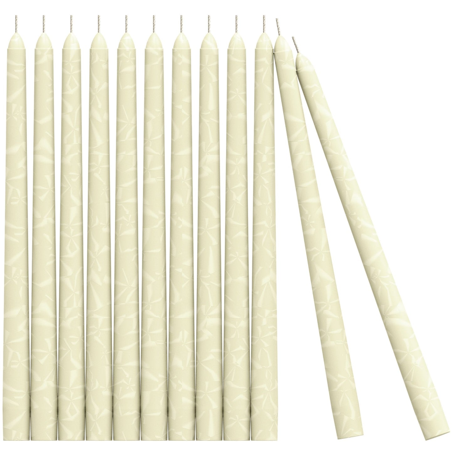 Swiece stozkowe CANDWAX Ivory Frost 10"