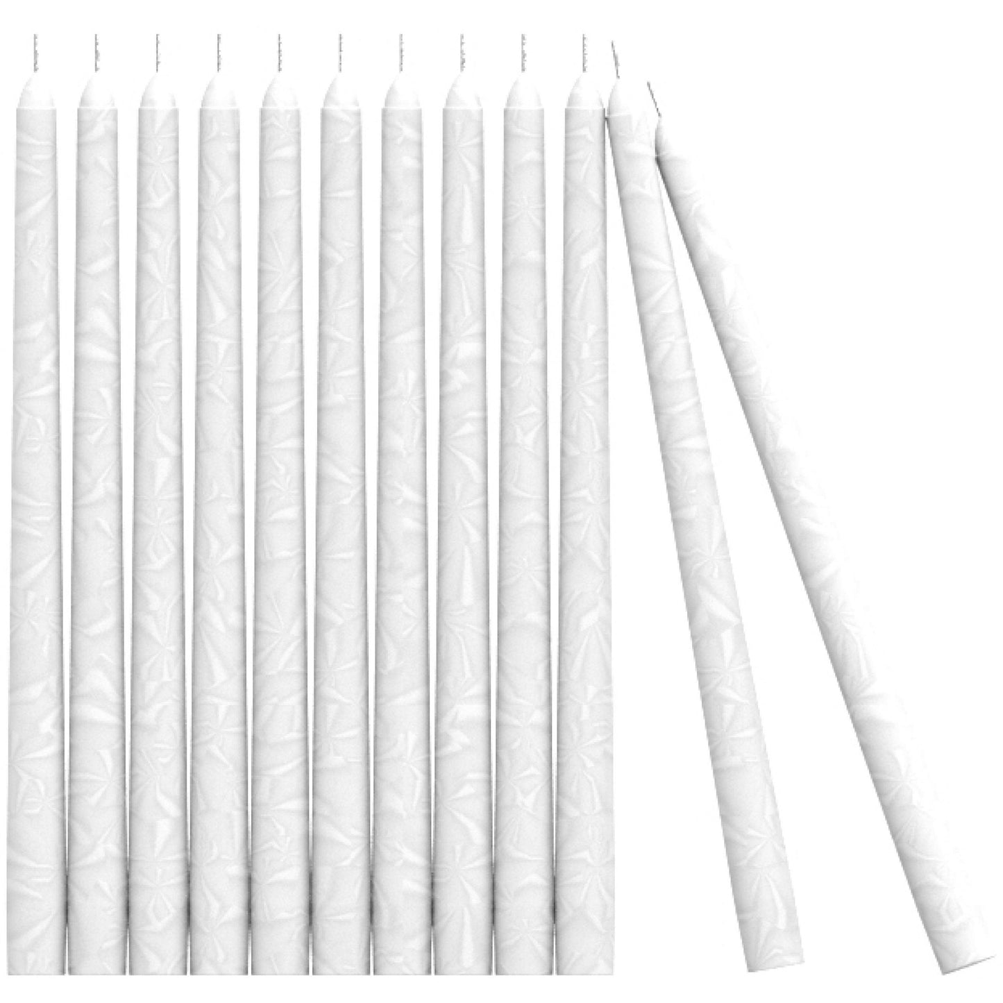 Swiece stozkowe CANDWAX White Frost 10"