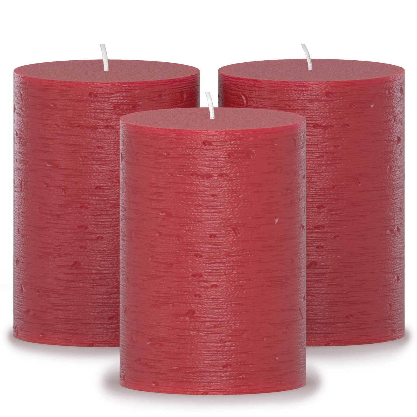 Swiece filarowe Bordeaux CANDWAX 3" - zestaw 3 szt.