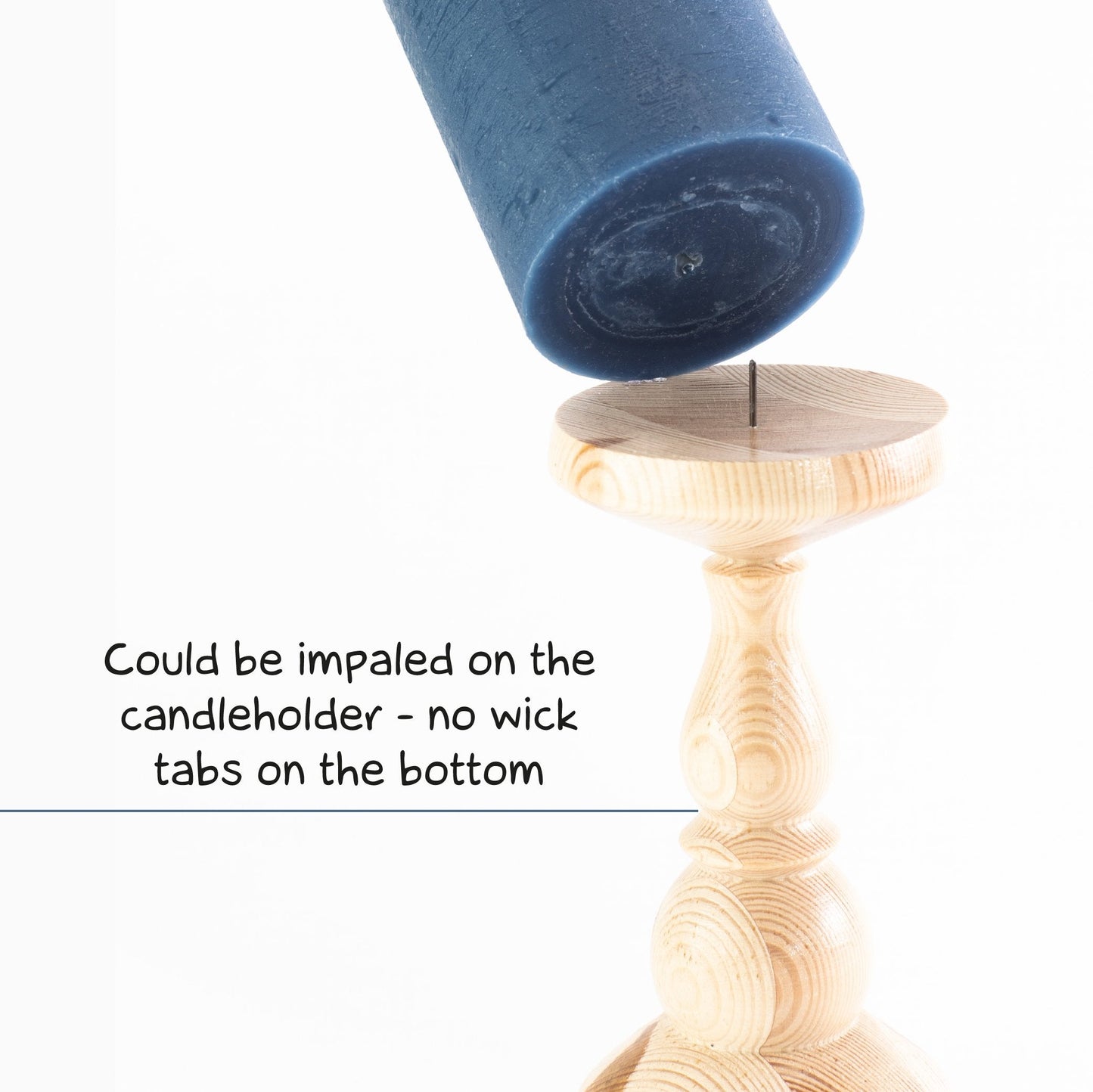 CANDWAX Dark Blue Pillar Mix - 3 cale, 4 cale i 8 cali