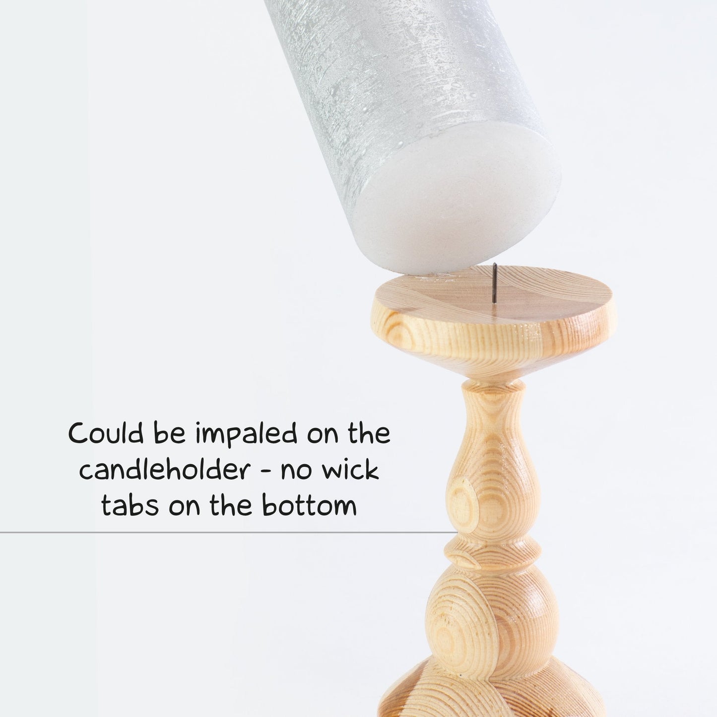 CANDWAX Silver Pillar Mix - 3 cale, 4 cale i 8 cali
