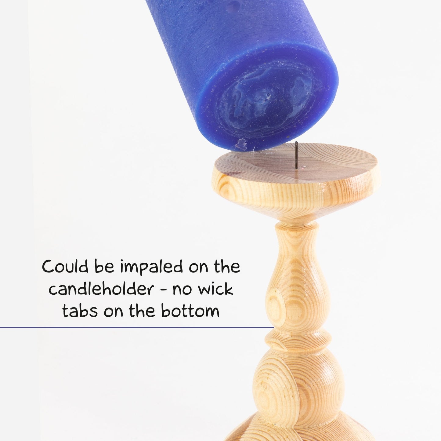 Swiece filarowe CANDWAX Blue 3" - zestaw 3 szt.