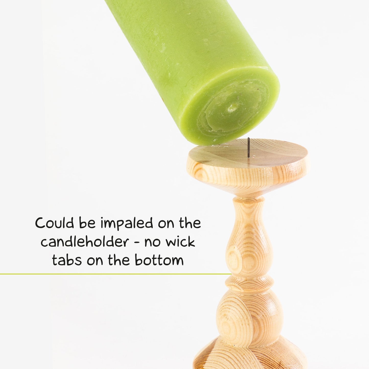 CANDWAX Olive Pillar Mix - 3 cale, 4 cale i 8 cali