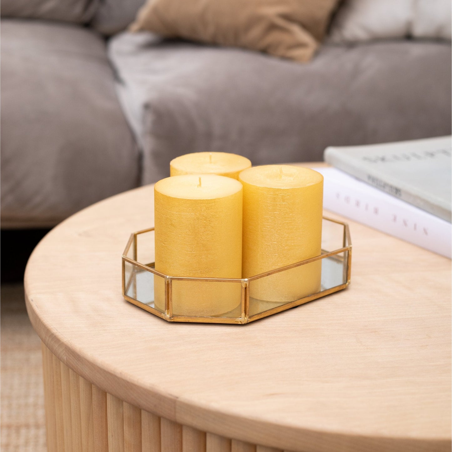 Swiece filarowe CANDWAX Gold 3" - zestaw 3 szt.