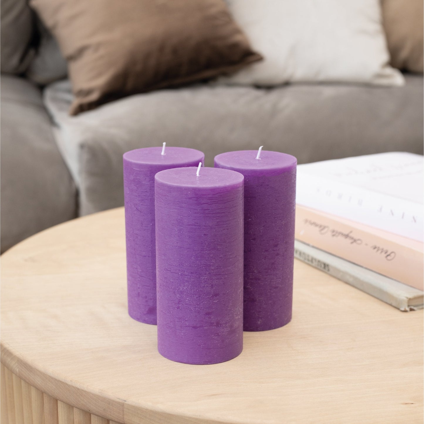 Swiece filarowe CANDWAX Purple 6" - zestaw 3 szt.