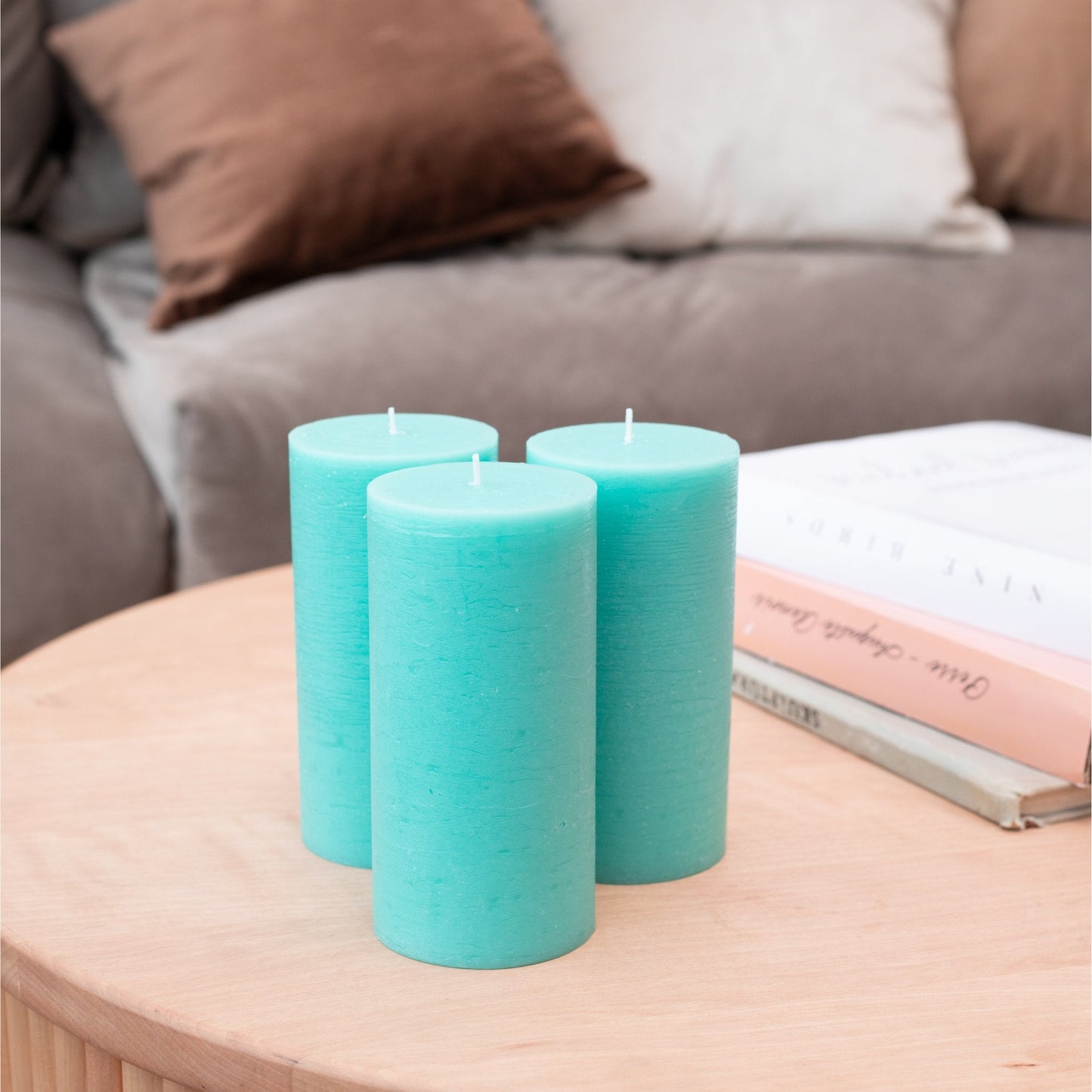 Swiece filarowe CANDWAX Turquoise 6" - zestaw 3 szt.