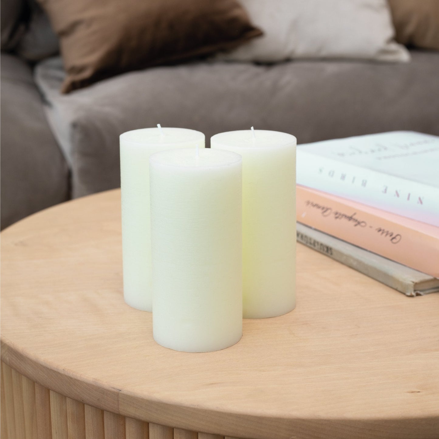 Swiece filarowe CANDWAX Ivory 6" - zestaw 3 szt.