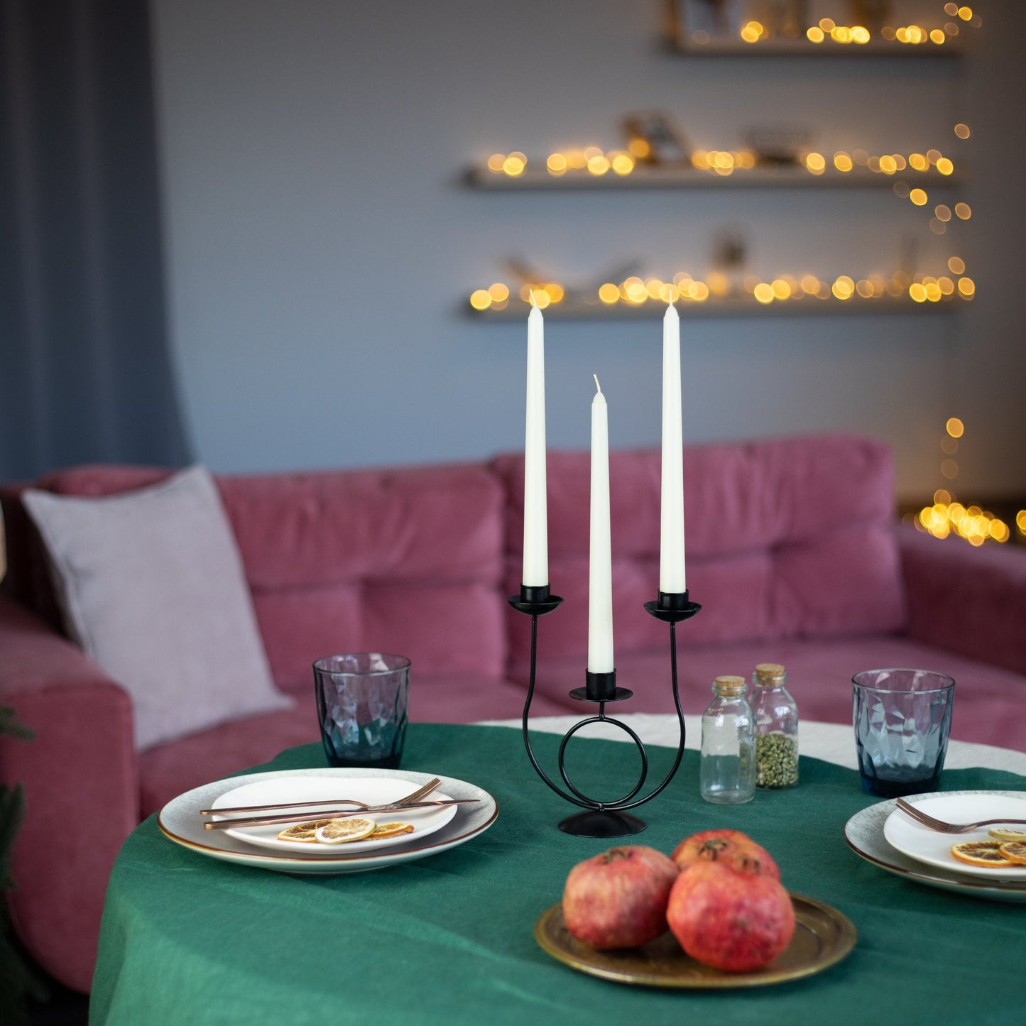 Swiece stozkowe CANDWAX Ivory Matte 10"