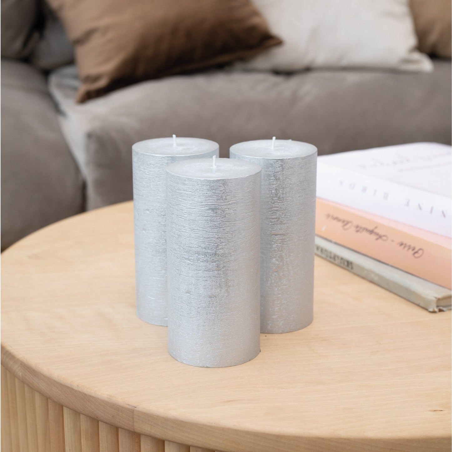 Swiece filarowe CANDWAX Silver 6" - zestaw 3 szt.