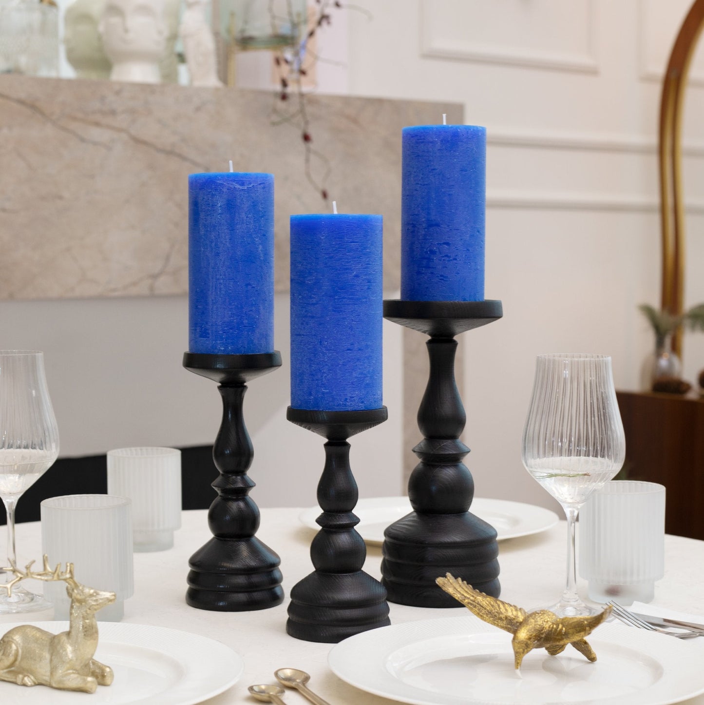 Swiece filarowe CANDWAX Blue 6" - zestaw 3 szt.
