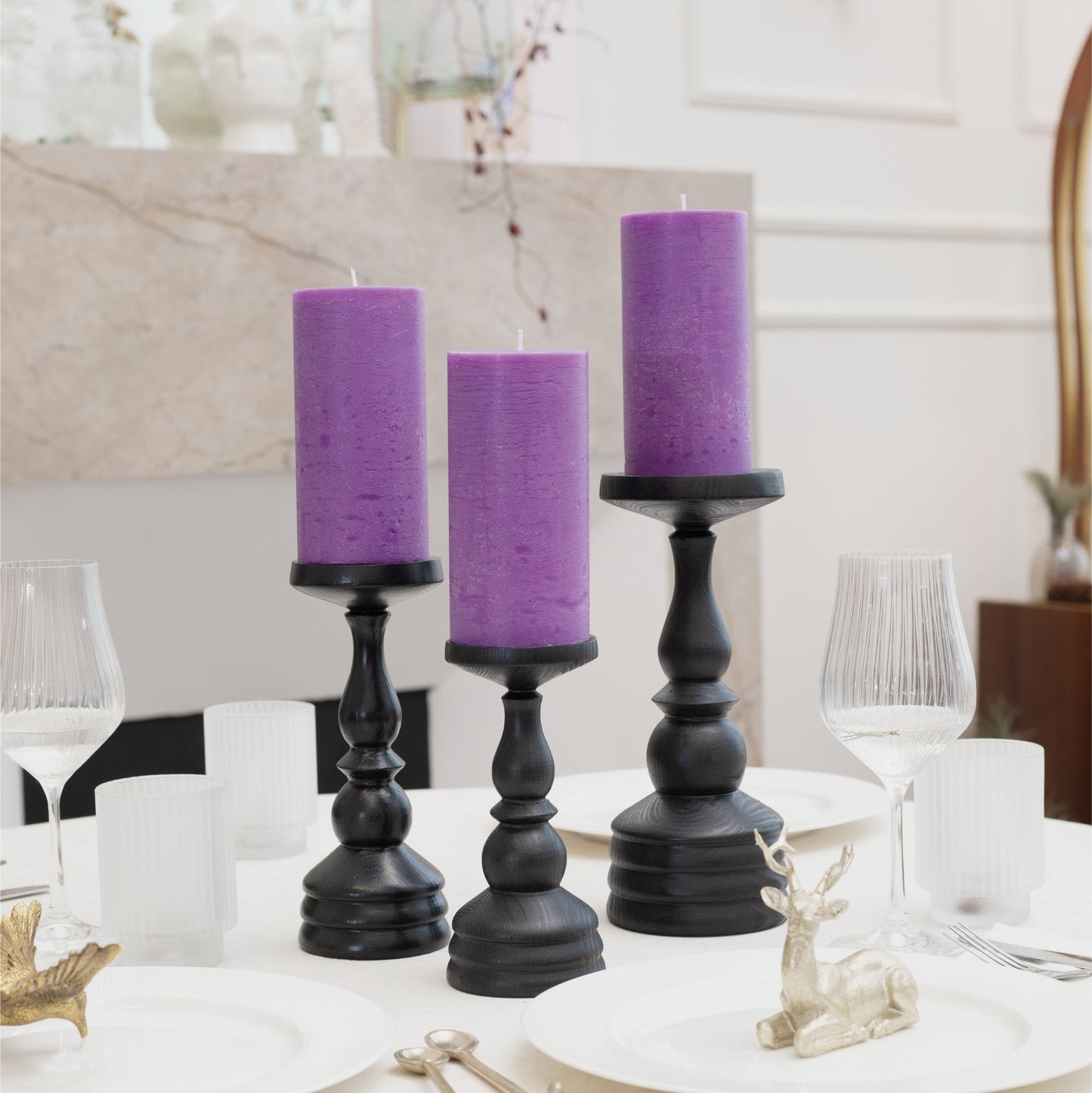 Swiece filarowe CANDWAX Purple 6" - zestaw 3 szt.