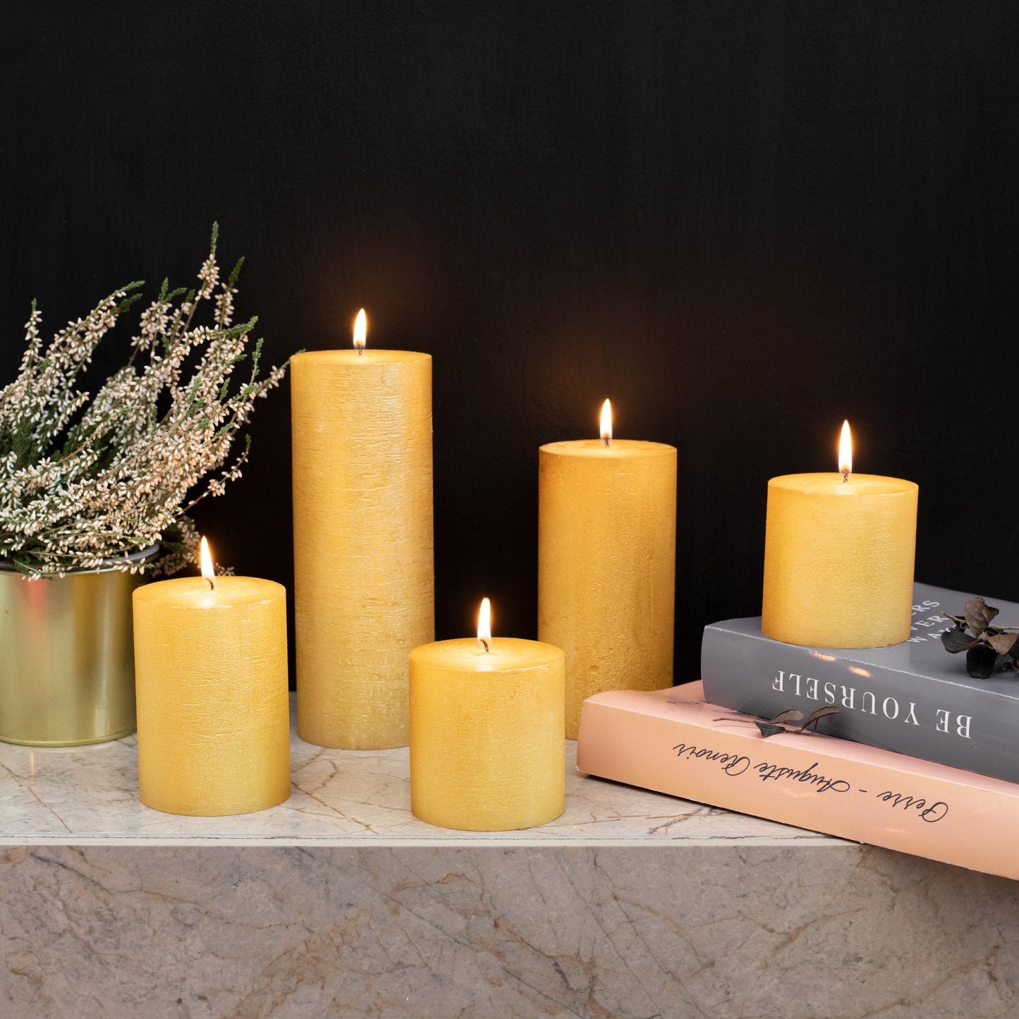Swiece filarowe CANDWAX Gold 3" - zestaw 3 szt.