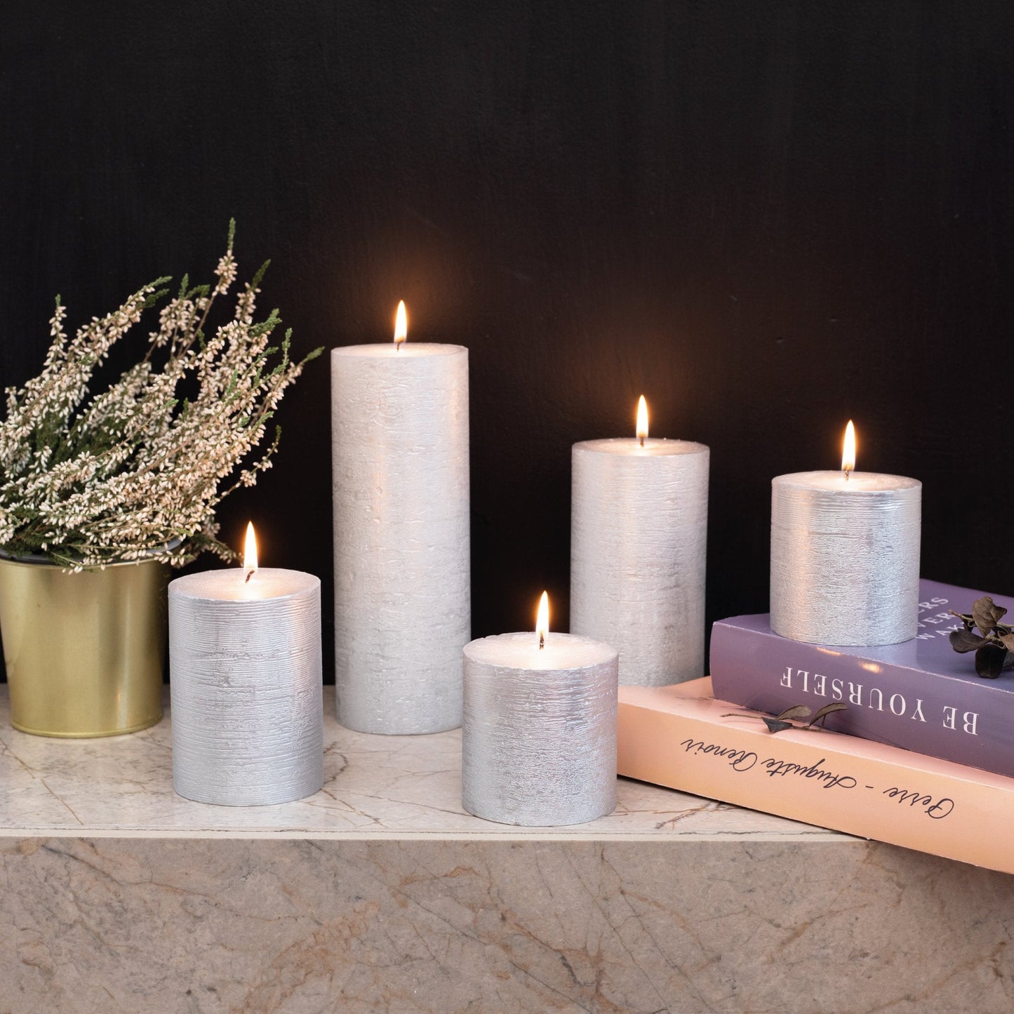 Swiece filarowe CANDWAX Silver 4" - zestaw 3 szt.