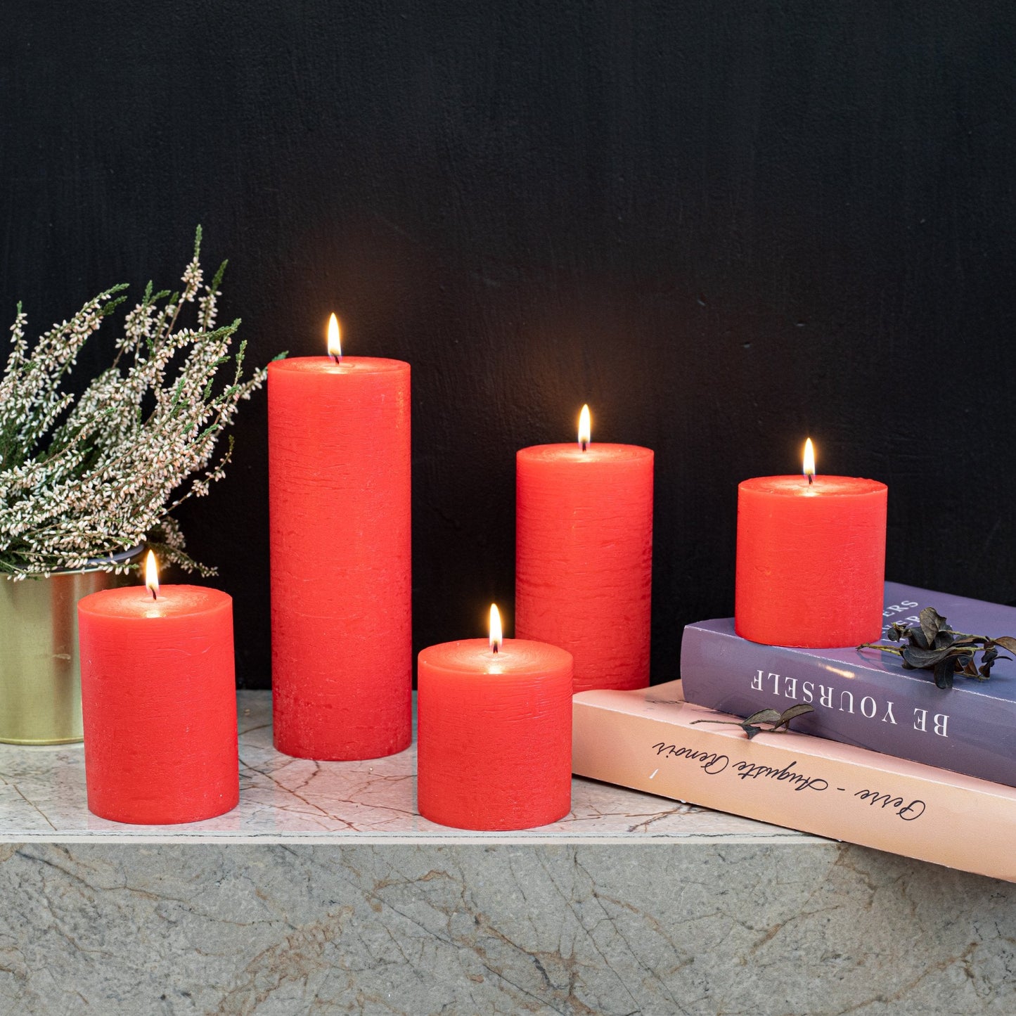 Swiece filarowe CANDWAX Red 3" - zestaw 3 szt.