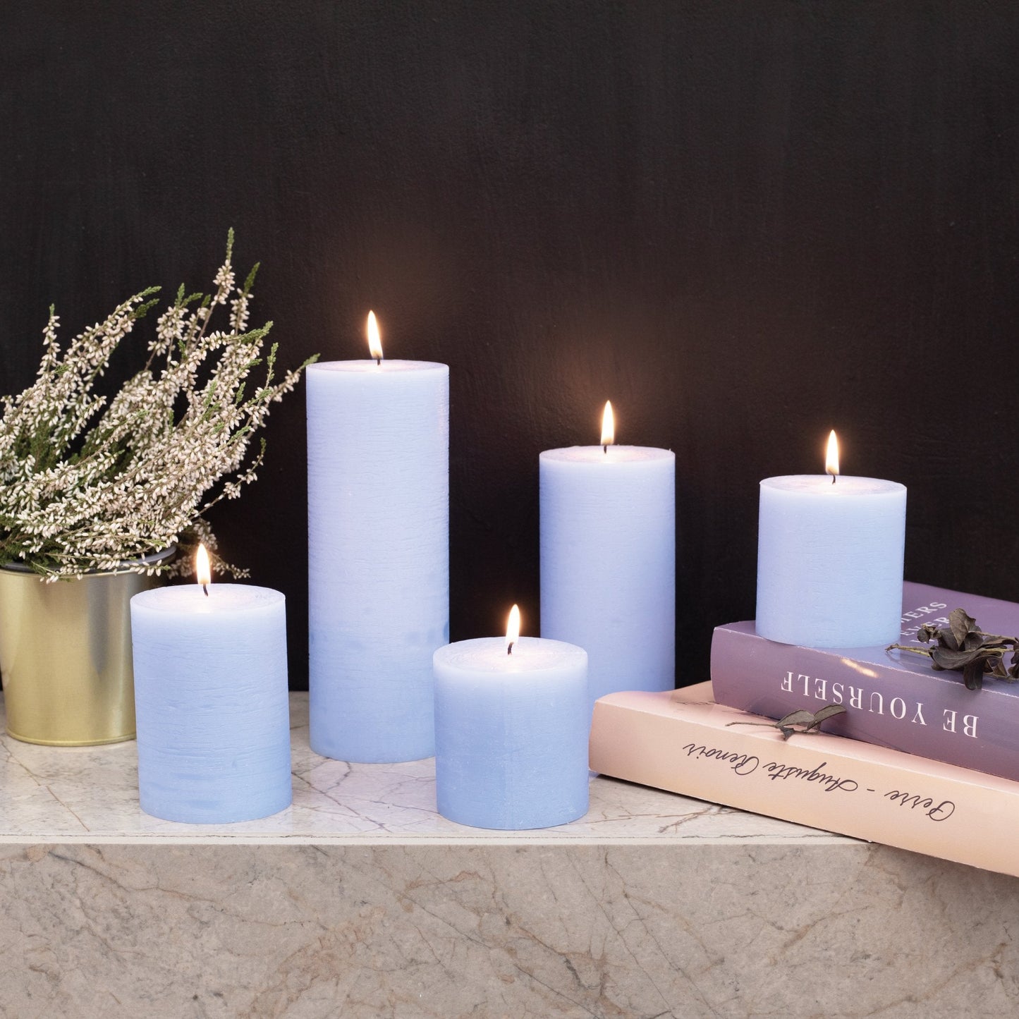 Swiece filarowe CANDWAX Baby Blue 8" - zestaw 2 szt.