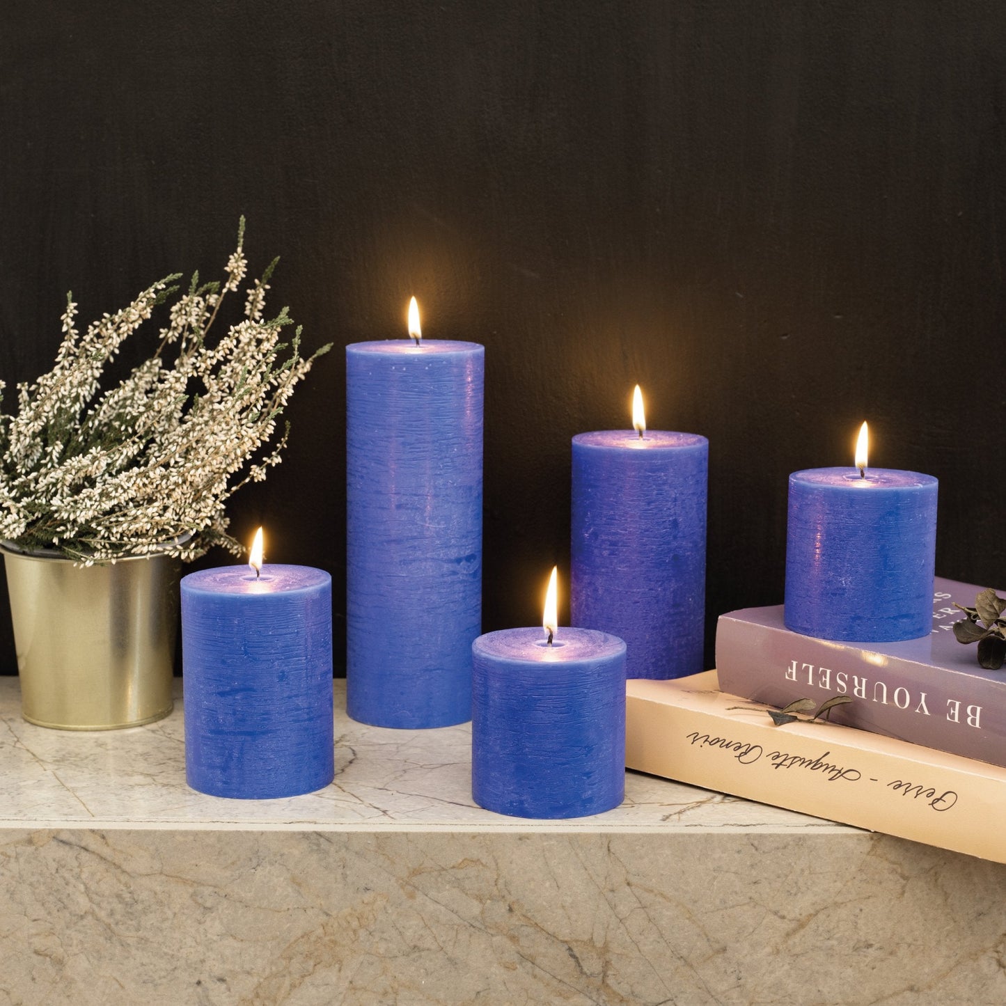 Swiece filarowe CANDWAX Blue 8" - zestaw 2 szt.