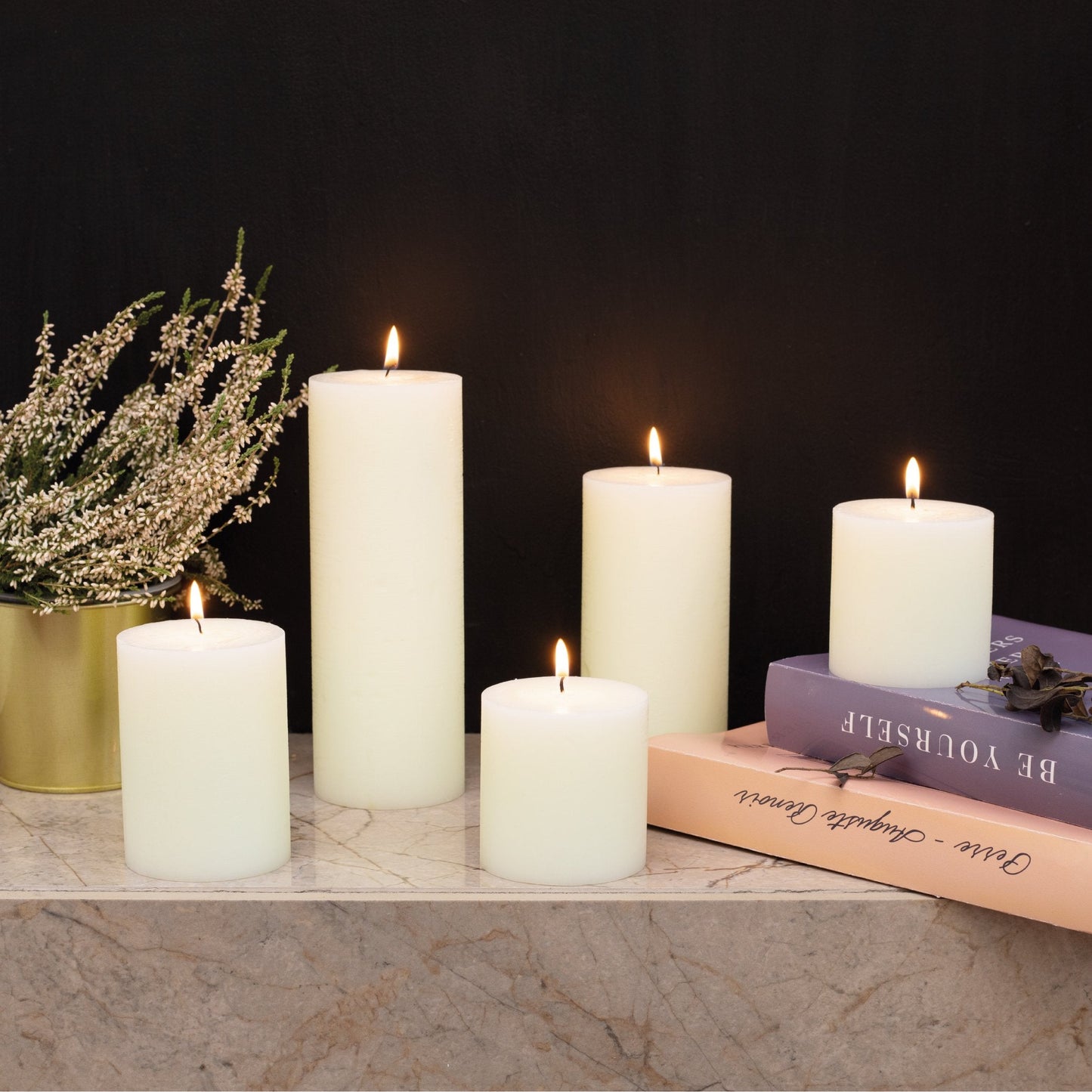 Swiece filarowe CANDWAX Ivory 6" - zestaw 3 szt.