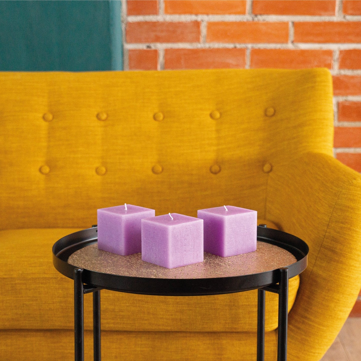 Swiece kwadratowe CANDWAX Lilac