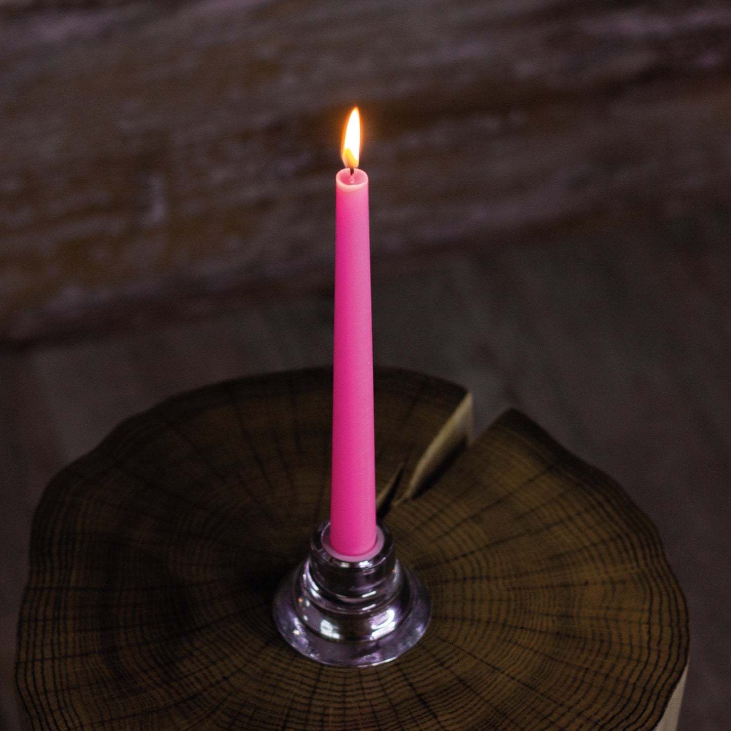 Swiece stozkowe CANDWAX rozowe