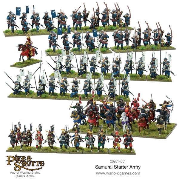 Gry Pike & Shotte Warlord Games, Armia Startowa Samurajow