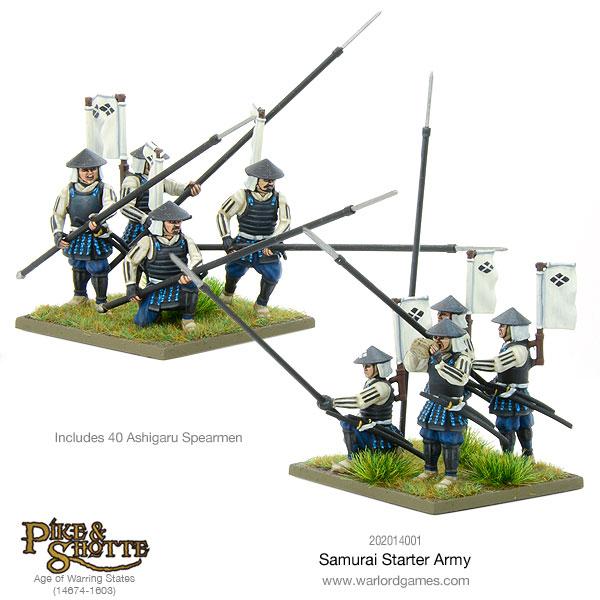 Gry Pike & Shotte Warlord Games, Armia Startowa Samurajow