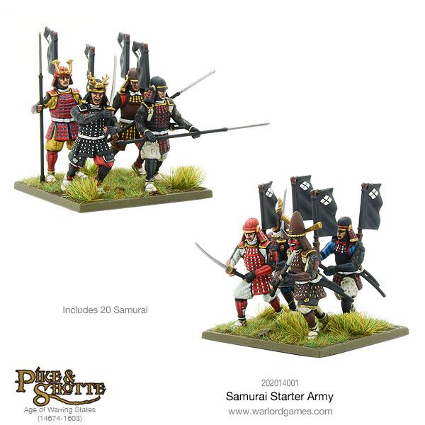 Gry Pike & Shotte Warlord Games, Armia Startowa Samurajow