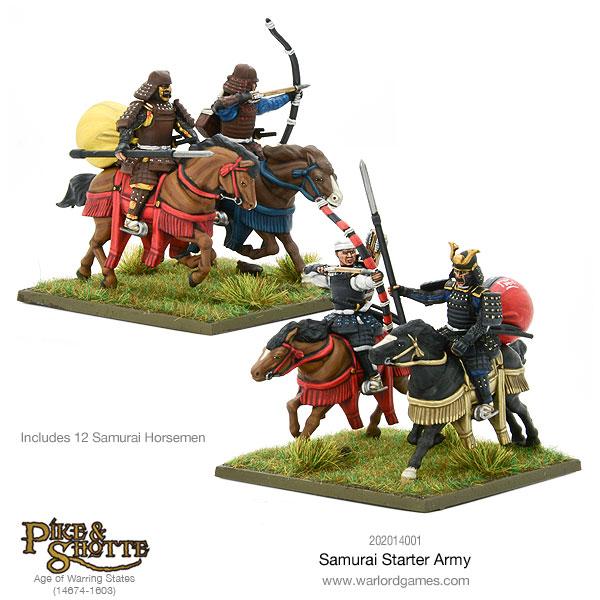 Gry Pike & Shotte Warlord Games, Armia Startowa Samurajow