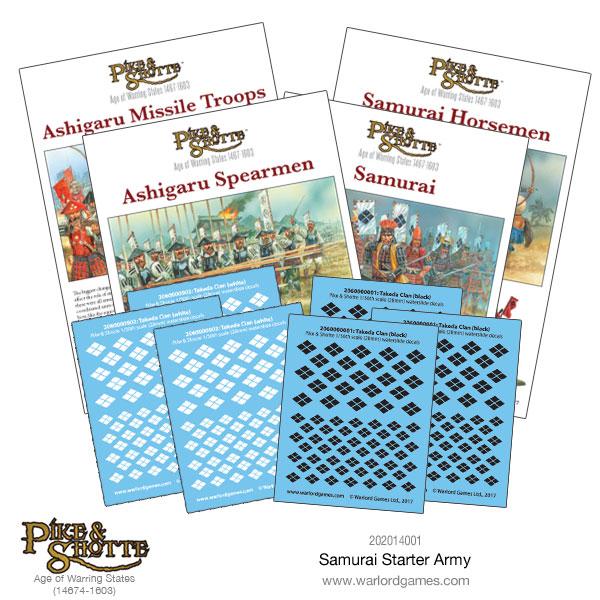 Gry Pike & Shotte Warlord Games, Armia Startowa Samurajow