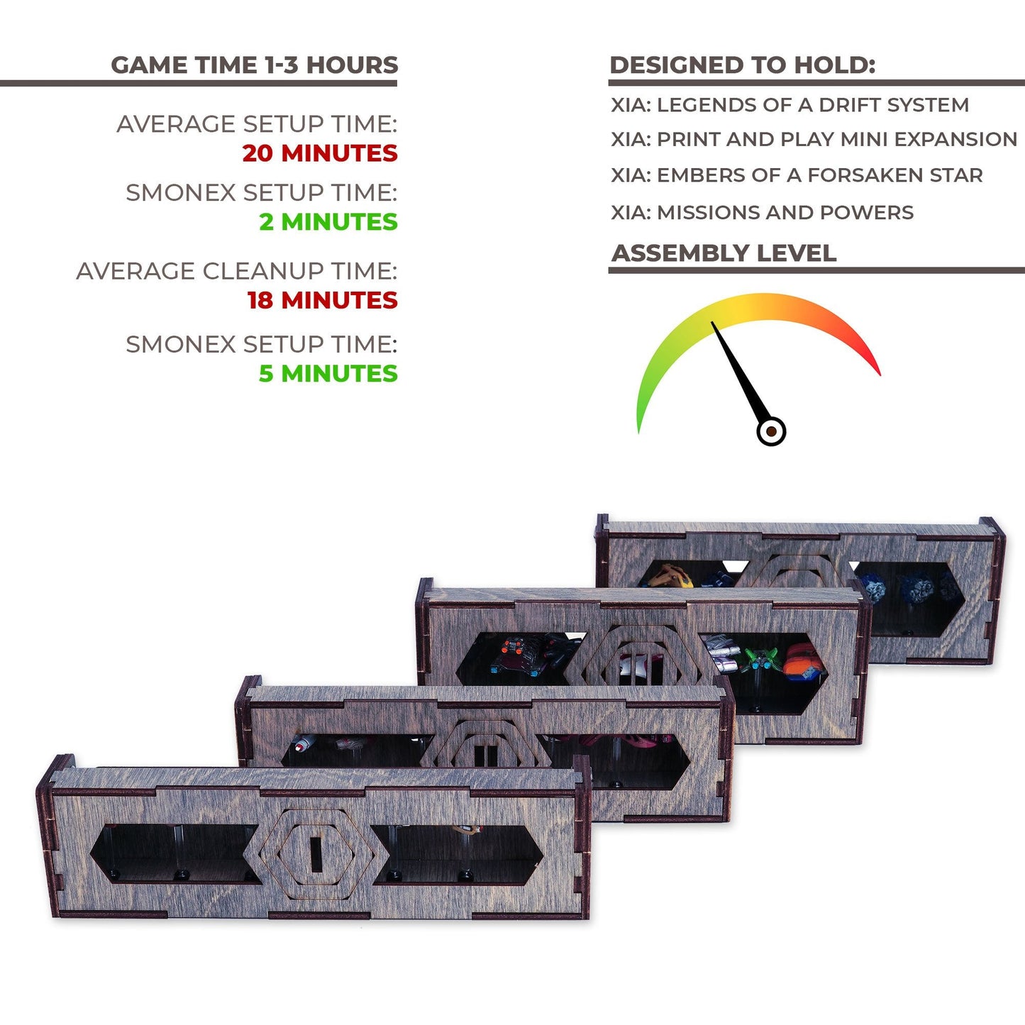XIA organizer compatible with all expansions of the game