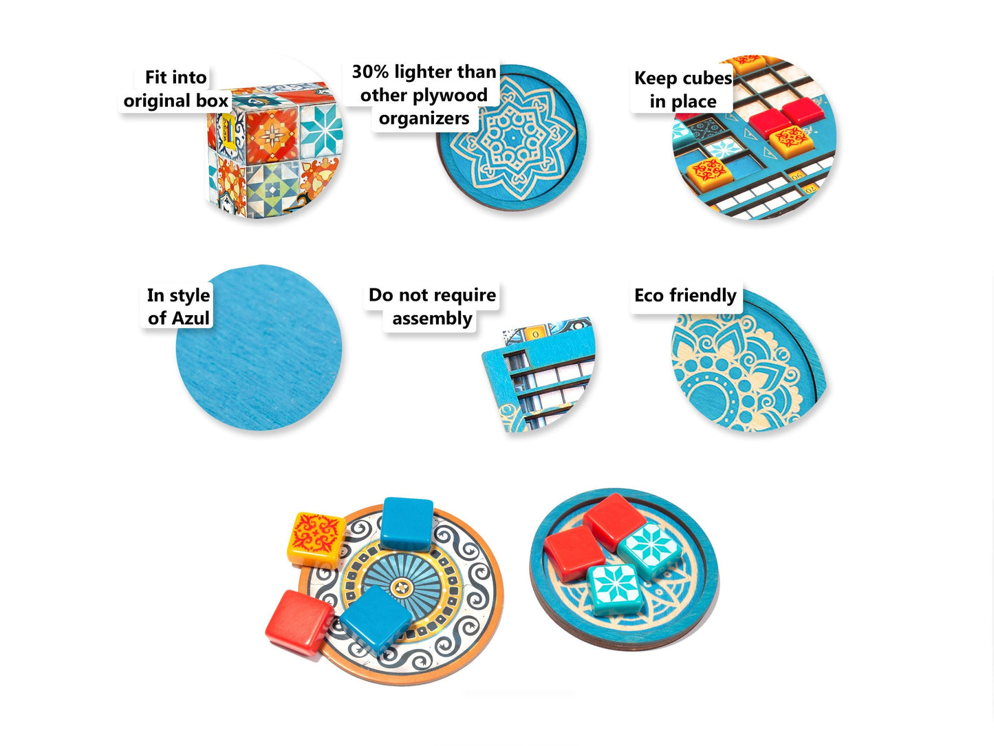 How to store Azul board game
