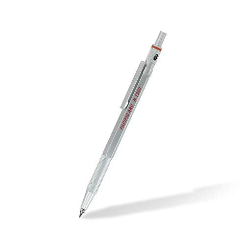 PROFESJONALNY METALOWY UCHWYT NA OlOWEK 2,0MM SREBRNY