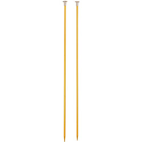 Jo-Ann Fabric and Craft Stores Boye Jednopunktowe aluminiowe druty do robienia na drutach Kasztanowy braz 10 cali - rozmiar 2