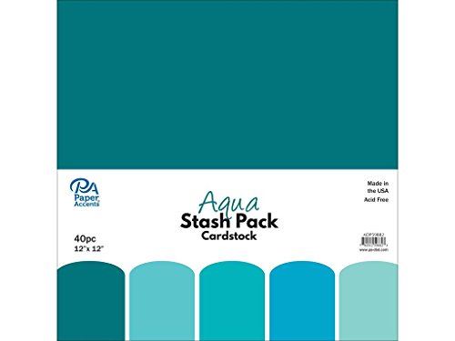 Stash Pack 12x12 40 szt. Aqua