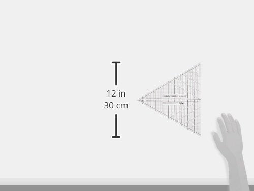 C&T PUBLISHING Linijka trojkatna Clearview 60 stopni 10"