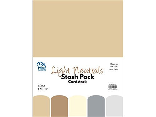 Stash Pack 8,5x11 40 szt. Jasne neutralne