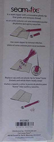 Wytnij luzne prasuj szew naprawczy rozowy