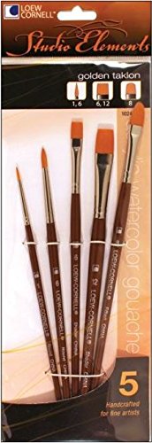 Zestaw pedzli Loew Cornell FA-Filbert Nylon Shd Rndr
