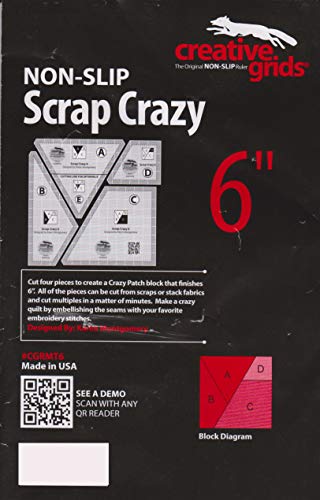 Kreatywne siatki Scrap Crazy 6 szablonow Linijka do kolder