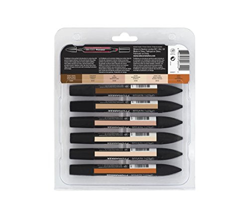 WN PROMARKER 6PC SKIN TONES 2 ZESTAWY