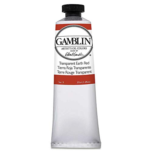 GAMBLIN ARTISTS GRADE TRANSPARENTNY CZERWONY ZIEMIA 37ML