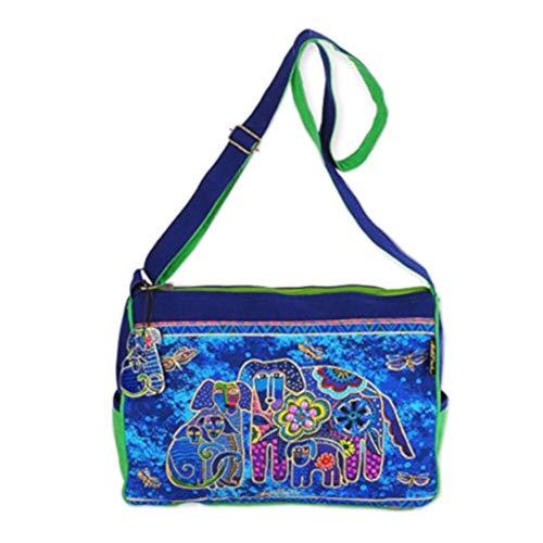 Torba na ramie Laurel Burch Canine Family Medium, 15" x 4,5" x 11,5"