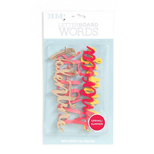 Wykrojniki DCWVE z widokiem na slowo Letterboard Pack-Wiosna/Lato (4) LP-006-00028