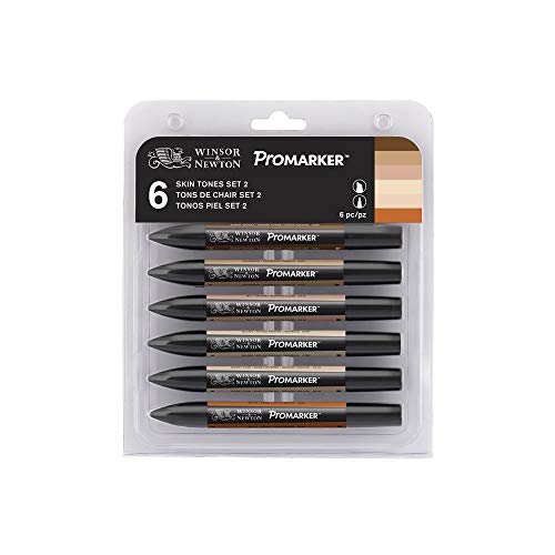 WN PROMARKER 6PC SKIN TONES 2 ZESTAWY