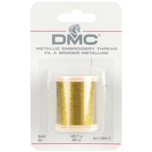Nici do haftu DMC Metallic 43,7 jardow - zlote