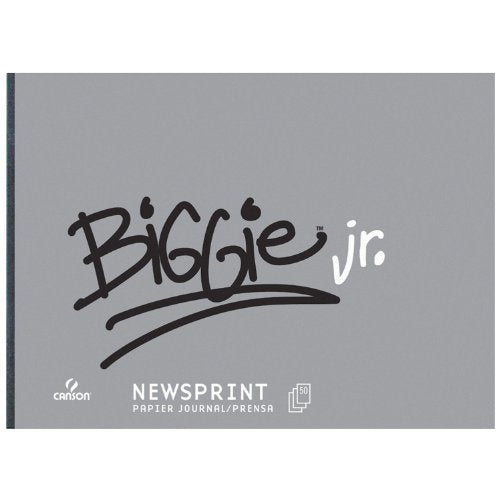 Blok papierowy Canson Biggie Newsprint - 9"x12" - 100 arkuszy