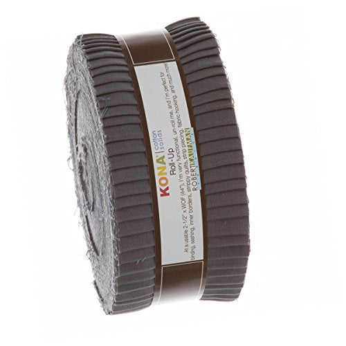 Roll Up Kona Solids Coal Color 40 szt. paski 2-1/2 cala