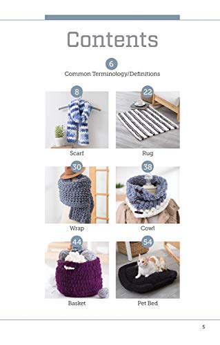 Leisure Arts Loops & Twists Dzianina Bk